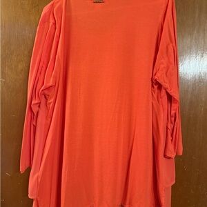 Michael Kors Vibrant Orange Long Sleeve Top